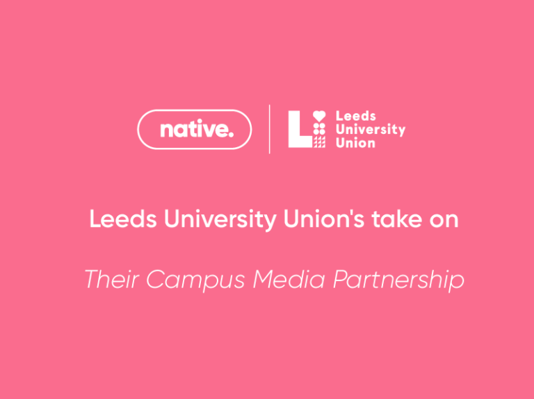 Cover slide: Leeds University Union partners with native